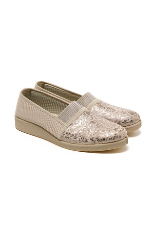 Sandalet Kadın 7827 Green Life Stretch Women's Footwear Beige Bej