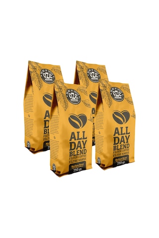 Oze All Day Blend Filtre Kahve 4'lü 250G Çekirdek
