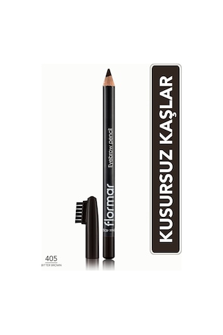 Flormar Eyebrow Pencil Yumuşak Dokulu Kaş Kalemi 405 Bitter Brown