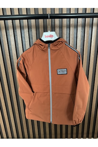 Benitto Kids Erkek Çocuk Mevsimlik Yağmurluk Ceket 51315 Turuncu
