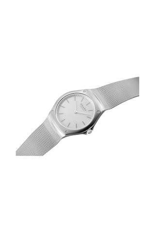 Obaku Denmark V316lxcwmc Quartz Hasır Kordon Gri Safir Cam 33 Mm Kadın Kol Saati Gri