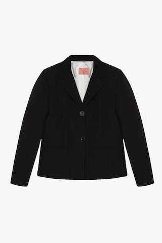 Quzu Çift Düğmeli Dikiş Detaylı Siyah Kadın Blazer Ceket Ckt00882 Siyah