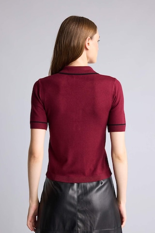 Defacto Regular Fıt Polo Yaka Bordo Tişört G9226ax26aubr506 Bordo-br506