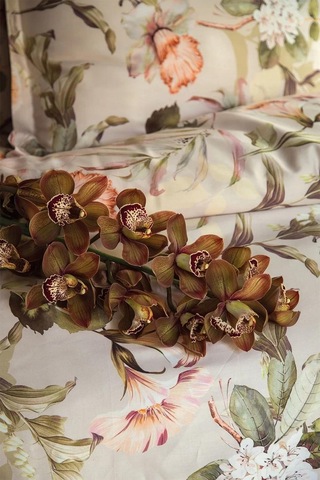 İssimo Morange Tencel Nevresim Takımı Çift Kişilik-2126 Çok Renkli