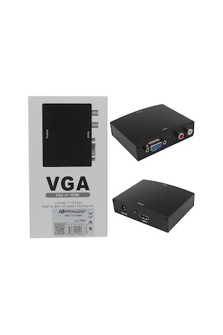 Powermaster Pm-7199 Vga To Hdmı Dönüştürücü Adaptörlü