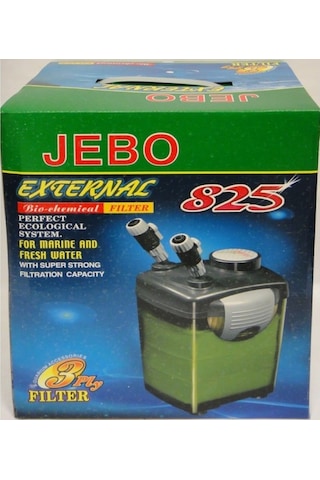 Jebo 825 Dış Filtre 1000 L/S İçi Malzemeli