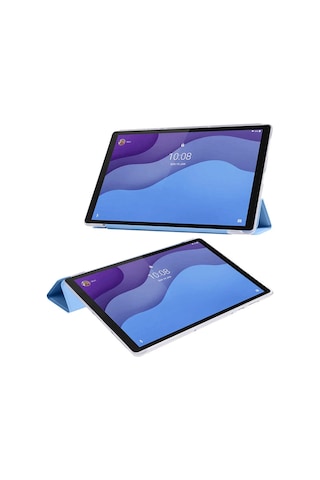 Uray Store Lenovo M10 Hd X306f Kılıf Tablet Smart Kılıf - Rose Gold Arka Kapak