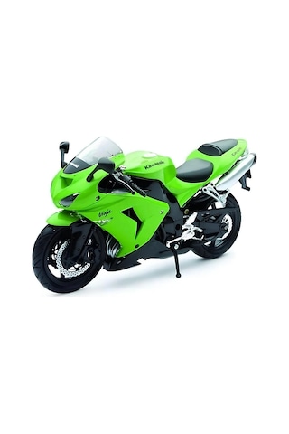 Kawasaki 1/12 Zx-10r 2006 Model Yeşil Motorsiklet