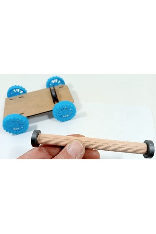 Ece Kendin Yap Mıknatısla Hareket Eden Araba Deney Seti Demonte