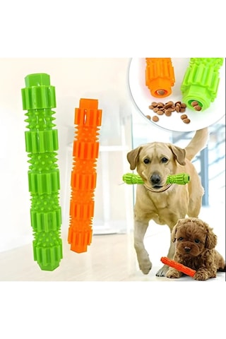 Tineke Çubuk Küçük Boy Mama Hazneli Köpek Isırma Oyuncağı 1 Adet
