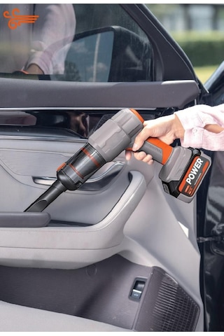20.000pa Ultra Çekim Güçlü 25000mah Çift Bataryalı Güçlü Vakumlu Çantalı Araç İçi Üflemeli Süpürge