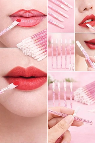 Fontenay Lip Brush Ruj, İpek , Kalıcı Makyaj Fırçası 50'li