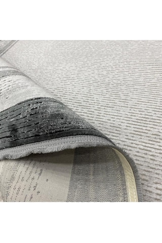 Morena 17172 Gri/antrasit Salon Halısı Antibakteriyel Halı Kıl Tüy Toplamaz