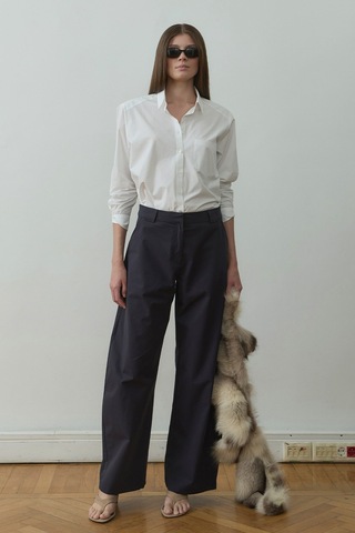 Suud Collection Beyaz Penny Basic Gömlek