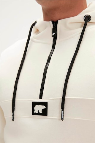 Bad Bear Erkek Sweatshirt Bej 19.02.27.027 Defence Half-zıp 24kyz6000001 Yz60017 Bej