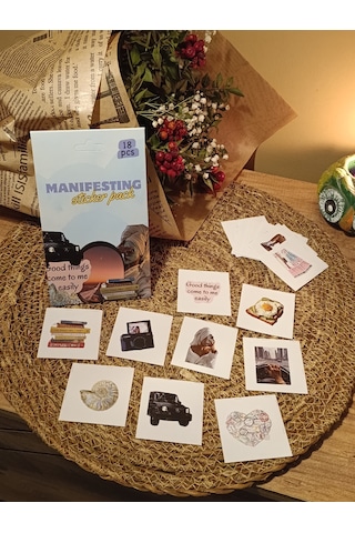 Manifest / Motivasyon / Olumlama / Motto / Hedefler Sticker Seti Diğer