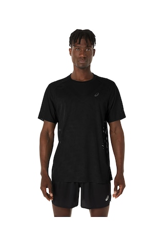 Asics Metarun Ss Top Erkek Siyah Beyaz Tshirt 2011d286-001 Siyah - Beyaz