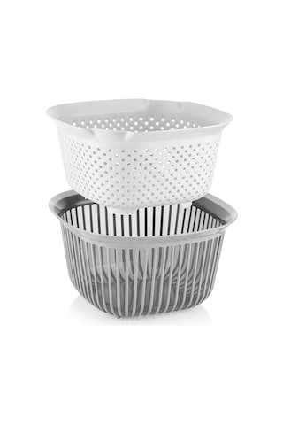 Selka Home 2 Parça Süzgeçli Kase 4000 ML 001