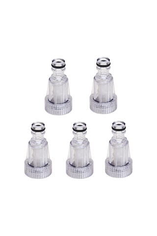 Shineyee Yüksek Basınçlı Temizleme Makinesi İçin 6 Parçalı Şeffaf Filtre Bağlantısı, Mühendislik Plastik Malzeme