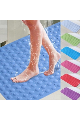 Doori Duş Paspası Kaymaz 40 X 80 Cm, Vantuzlu Duş Matı, Küvet Matı, Bpa İçermez, Makinede Yıkanabilir, Siyah Genel