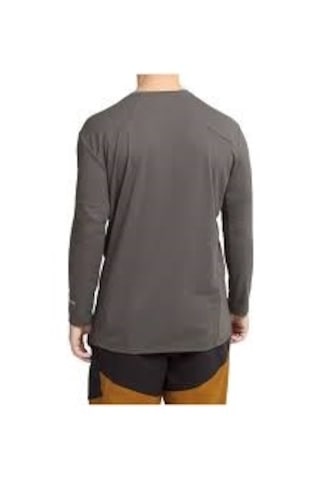 Jack Wolfskin Jack Wolfskın Prelıght Suncool Ls M Erkek Flint T-shırt A65836-f0302 Gri