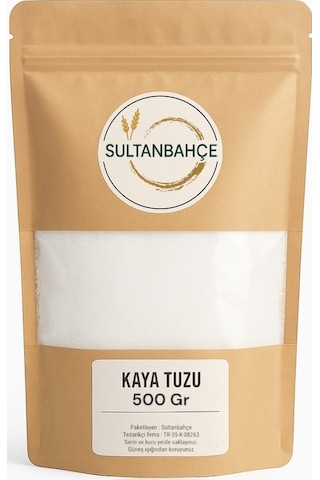 Doğal Kaya Tuzu 500 Gr - Katkısız, Saf Ve Mineralli Öğütülmüş Sofra Tuzu