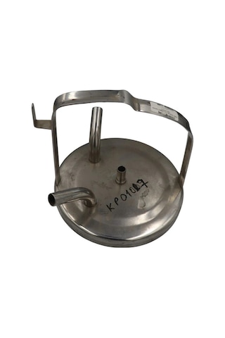 Sabit Güğüm Paslanmaz Kapağı 18 Cm Süt Sağma Makinesi Yedek Parça Kp01017