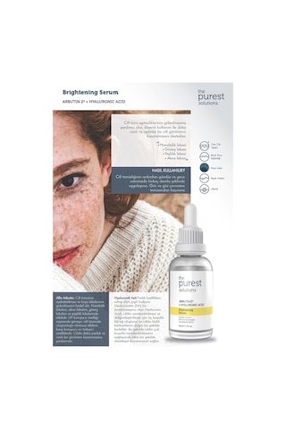 The Purest Solutions Leke Karşıtı Arbutin Serum 30 ML