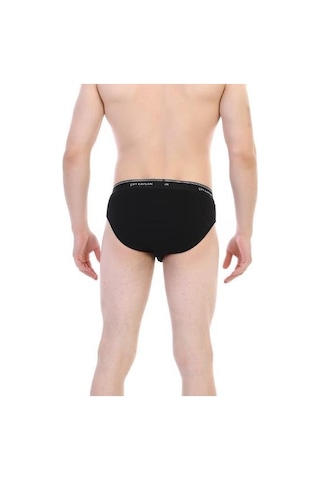 Çift Kaplan Erkek Ribana Slip Külot 870 Siyah