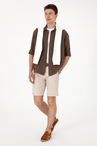 U.s. Polo Assn. Erkek Taş Şort / Bermuda 50299172-vr049 Tas