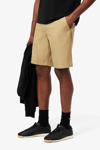 Lacoste Men's Regular Fit Cotton Bermuda Shorts Erkek Cepli Bermuda Şort Bej