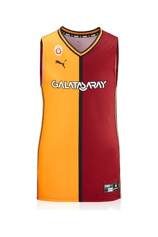 Galatasaray Puma 2024/2025 Parçalı İç Saha Basketbol Forma 68932301 Sarı - Kırmızı