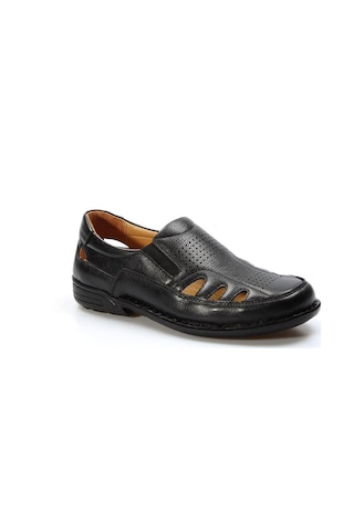 Fast Step Hakiki Deri Ortopedik Erkek Klasik Sandalet 662ma118kt 001