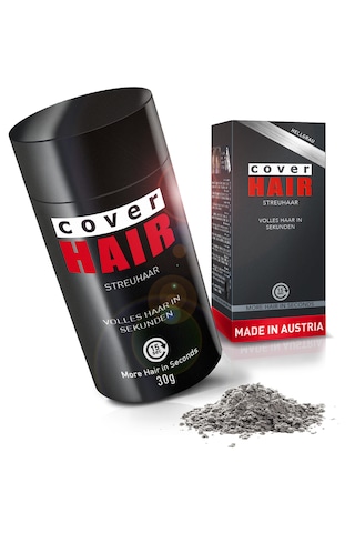 Cover Haır Orta Kahverengi Saç Fiberi 30 Gram Dolgunlaştırıcı Kellik Kapatıcı Toz Topik Tozu