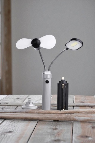 3 Renkli Dokunmatik Şarjlı Masa Lambası Beyaz