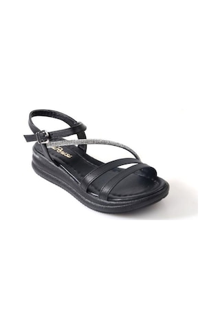 Papuçcity Sprs 02826 Kadın Günlük Taşlı Sandalet 001