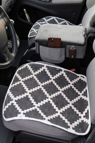 Oto Koltuk Kilim Minder Terletmez Çift Taraflı 3 Parça Tüm Araçlara Uyumlu