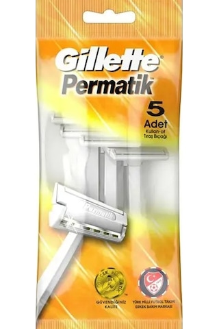 Gillette Permatik Kullan-At Tıraş Bıçağı 5'li