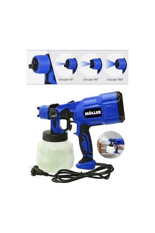 Pro Müller Pro 2000 W Duvar Panel,beton Ahşap Vb Elektrikli Sprey Boya Püskürtme Tabancası Profesyonel