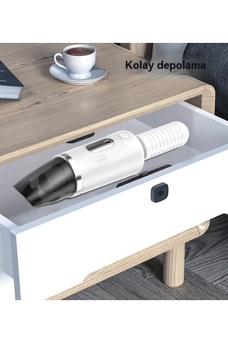 Jifan Ev Tipi Büyük Elektrikli Süpürge Beyaz