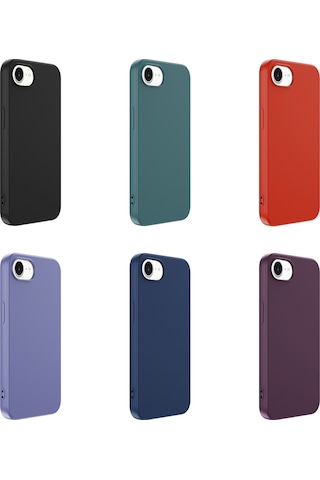 Apple Uyumlu iPhone 17e Kılıf Zore Mara Lansman Kapak - Koyu Mor