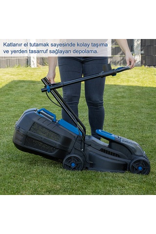 Scheppach BC-MP320 1x4.0AH Akülü Çim Biçme Makinesi - 5911413403