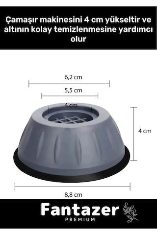 Yeni Sezon Gürültü Engelleyici Titreşim Önleyici Kauçuk Çamaşır Bulaşık Makinesi 8 Adet Ayak Pedi Çok Renkli