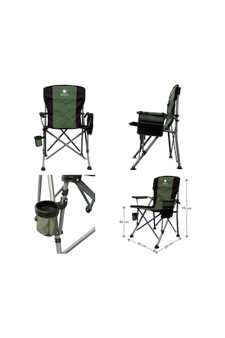 Windcamp Katlanır Kamp Sandalyesi Lux Green