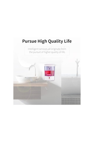 Hangfox Duvar Tipi Otomatik Sabun Dağıtıcısı - Entegre Entegre Algılama Teknolojisi İle 700ml Kapasite, Abs Malzeme, Ev/hastane/otel Kullanıma Uygun Beyaz