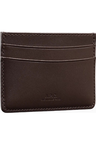 A.p.c André Unisex Deri Kartlık Koyu Kahverengi 3