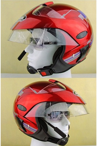 Lemestar H2663 Motosiklet Kaskı İçin Gürültü Önleyici Bluetooth 4.0 Kulaklık, 8 Saat Çalma Süresi