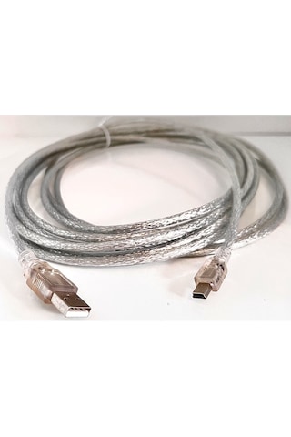5 Metre Mini Usb Kablo 5 Pin Usb Kablosu 5m Usb 2.0 A Erkek Mini