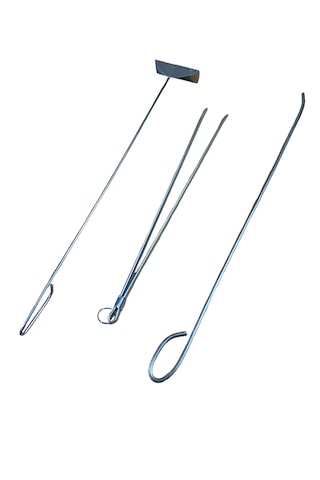 Mobilreyon Şömine Seti 3'lü,gelberi,karıştırma Çubuğu,köz Maşası