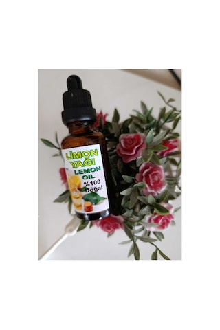 %100 Doğal Bitkisel Doğal Distülasyon Limon Yağı 30 Ml